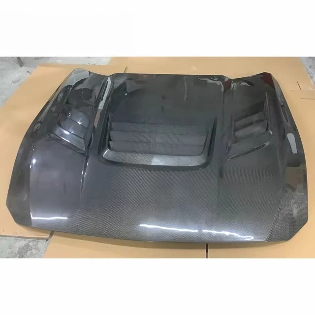 Carbon Hood for  Mustang 2024 S650 Upgrade Shelby Super Snack Carbon Fiber Engine Bonnet Hood